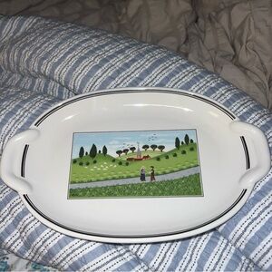 Villeroy & Boch - Design NAIF - 1 oval handled Pickle dish - EUC